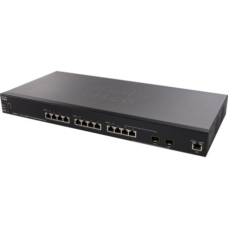 Cisco 12 Port 10GBase-T Stackable, SX350X12K9NA SX350X-12-K9-NA